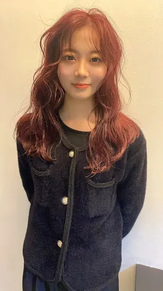 セミロング カラー ヘアアレンジ 広島/ボブ/レイヤー 🌿‬wakabaのヘアスタイル