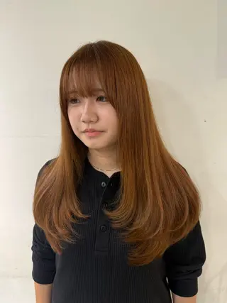 ロング カラー 🌈レイヤーカット/ ハイトーン🌈タクマのヘアスタイル