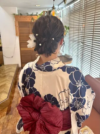 ロング ヘアアレンジ miku ヘアセット/着付けのヘアスタイル