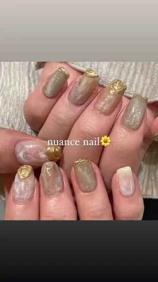 ネイル 淡色ネイル 🎀moeのネイルデザイン