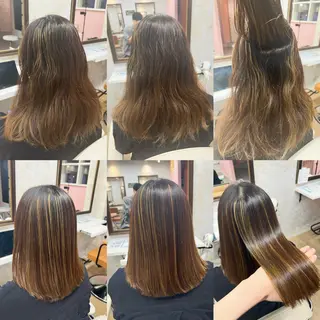 ミディアム 髪質改善/ メンズカット・パーマのヘアスタイル