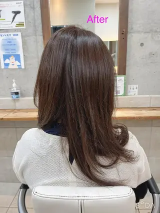 ロング カラー たなか なおのヘアスタイル
