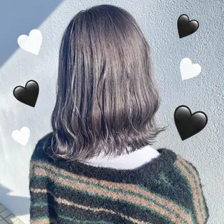 ミディアム カラー 韓国ヘア特化 💟 ララア 💟のヘアスタイル