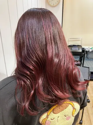 セミロング カラー 暖色・寒色カラー / 関根涼太のヘアスタイル