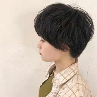 ショート 久保田 千尋のヘアスタイル