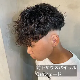 ショート パーマ メンズ ツイスパ/ TAKUMIの眉毛・アイブロウイメージ
