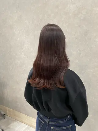 ロング カラー つちくら あみのヘアスタイル