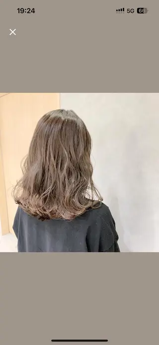 セミロング カラー パーマ IT by ALBUM立川のヘアスタイル