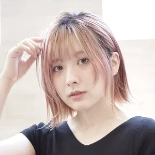 ショート 遠藤惟斗/自由が丘/ 透明感カラー/パーマのヘアスタイル