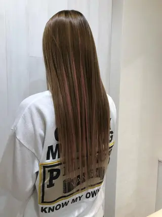 ロング 松永 夏のヘアスタイル