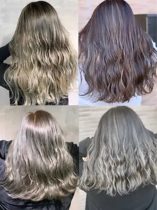 ロング メンズスタイル バレイヤージュ　齋藤のヘアスタイル