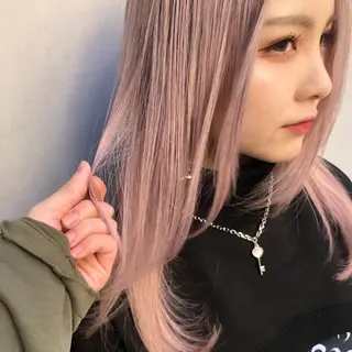 カラー Su-chi-🧴 /ミルクティーカラーのヘアスタイル