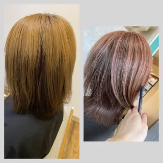 カラー 佐藤 沙也輝のヘアスタイル