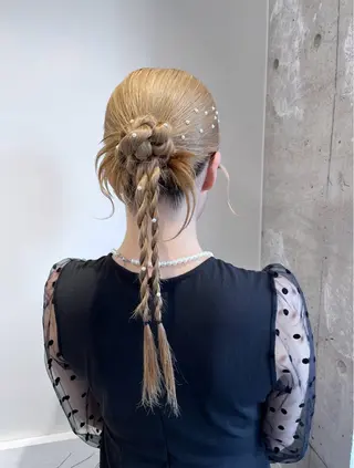 ロング ヘアアレンジ newi 天王寺 🪐airiのヘアスタイル