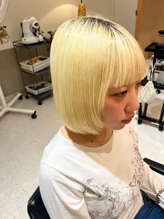縮毛矯正/韓国風ヘア /ツバキのヘアスタイル