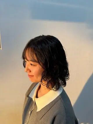 ショート パーマ 似合わせカット/ レディース特化/佑月のヘアスタイル