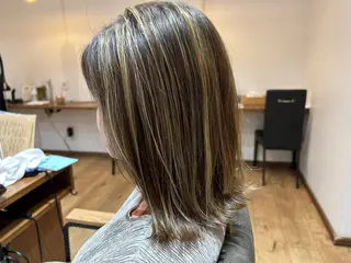 ミディアム カラー DISCOHAIR 海老名店池田真聖のヘアスタイル