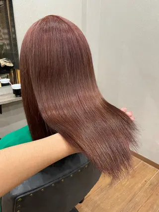 ロング カラー 鵜飼 真伍のヘアスタイル