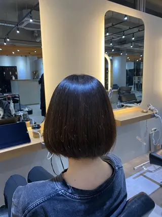 🌿ボブ/美髪矯正/ 艶カラー/Rukiのヘアスタイル