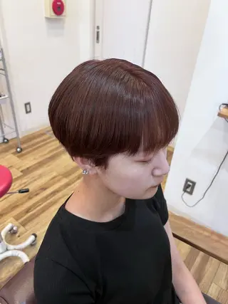 ショート カラー 🐰ハイトーンカラー 畠山 渡🐰のヘアスタイル