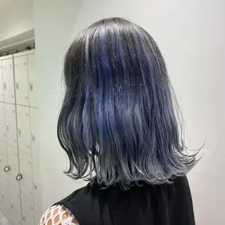 ミディアム カラー パーマ ヘアアレンジ メンズ キッズ ネイル マツエク・マツパ アイブロウ ウルフ&レイヤー特化 まとまる美髪矯正のヘアスタイル