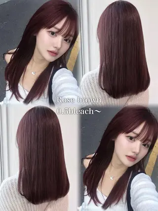 ロング カラー ヘアアレンジ えびけん/色落ちまで 可愛い♥️のヘアスタイル