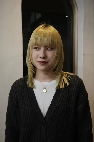 ミディアム Pluss Teru Biyousitsu所属・薮下 愛のヘアスタイル