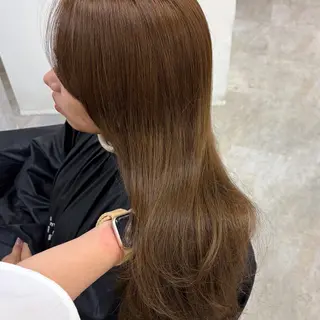 ロング カラー otoha✳︎ くすみ艶カラーのヘアスタイル