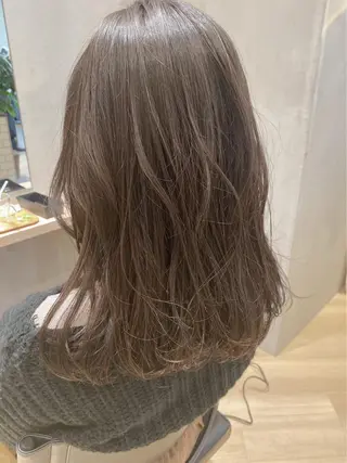 セミロング カラー 高井瑠華🌼 ストカールカット特化のヘアスタイル