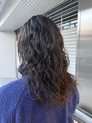 ロング パーマ メンズ 産休の為お休みです! 小島凜のヘアスタイル