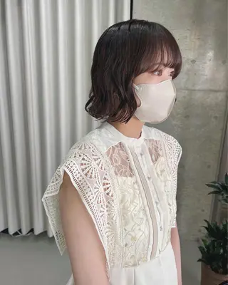 パーマ ボブパーマコテ巻き風 パーマNo1深江秀平のヘアスタイル