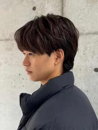 ショート カラー パーマ ヘアアレンジ メンズ メンズ特化酒井翔太 /メンズカット/名駅のヘアスタイル