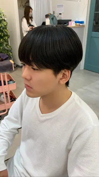 ショート メンズ/柏/パーマ/ チハヤのヘアスタイル