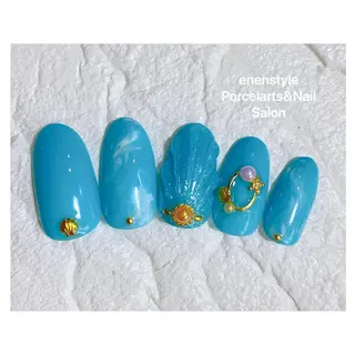 ミディアム ネイル 👑enen style👑のネイルデザイン