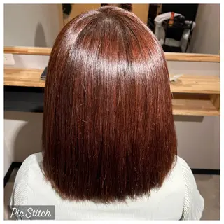 ミディアム 一瀬 理絵のヘアスタイル