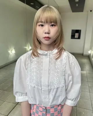 セミロング ウルフカット🪽 レイヤー/髪質改善のヘアスタイル