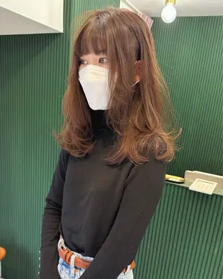 セミロング レイヤーカット🪄 耳ツボ🎀Ayumiのヘアスタイル