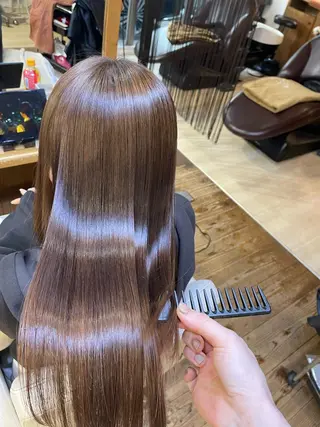 セミロング 山木 裕子のヘアスタイル