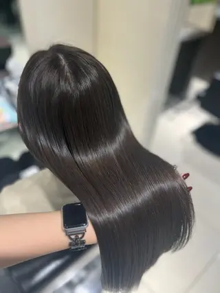 ロング 髪質改善/透明感カラ ー/レイヤー/あやはのヘアスタイル