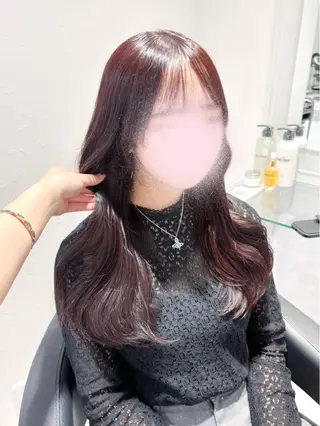 ロング カラー 表参道♡暗髪♡ 艶カラー♡アユミのヘアスタイル