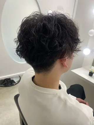 パーマ メンズ 林 沙弥のヘアスタイル