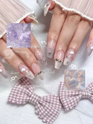 ネイル 🎀Mai 🎀⋆.✩のネイルデザイン