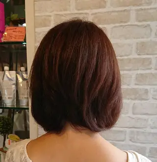 カラー ミディアム 金曽 (天方) 美子のヘアスタイル