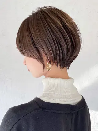 ショート 透明感カラー/顔周り カット/ののか💞のヘアスタイル