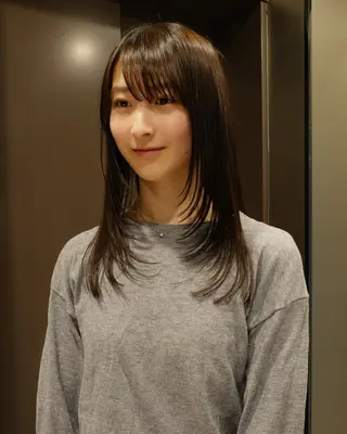 セミロング 川田大輝 ナチュラルモードのヘアスタイル