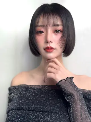 ショート MINX似合わせボブ 髪質改善/岩城槙乃介のヘアスタイル