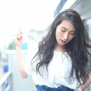 ロング カラー パーマ 🌸銀座一丁目/美髪 矯正🌸山田 隆介のヘアスタイル