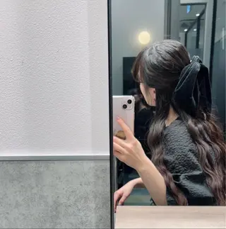 セミロング カラー パーマ ヘアアレンジ キッズ stylist 🌸 kana.のヘアスタイル