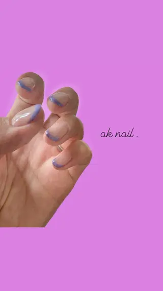 ショート ネイル ak nail .のネイルデザイン