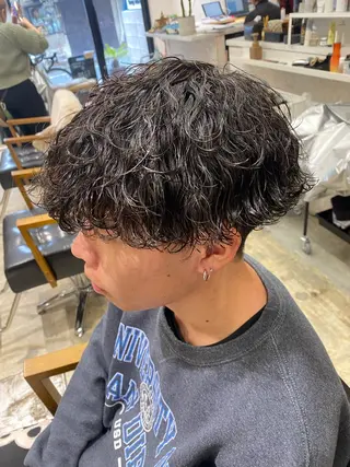 パーマ メンズ 🌴パーマオタク🌴 長谷川 諒佑🌈のヘアスタイル